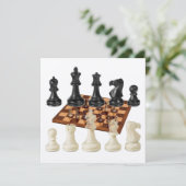 招待状のチェスのトーナメント 招待状 (スタンド正面)