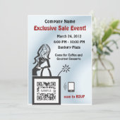 招待状のテンプレートの売子 招待状 (スタンド正面)