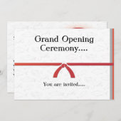 招待状のテンプレートの日本食料理店 招待状 (正面/裏面)