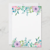 招待状のデザイン 招待状 (裏面)