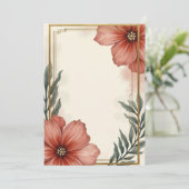 招待状のデザイン 招待状 (スタンド正面)