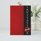 招待状のトップシークレット企業のおもしろい 招待状 (スタンド正面)