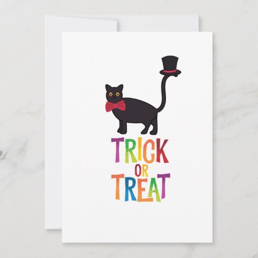 招待状のハローウィンパーティ セーブザデート (正面)