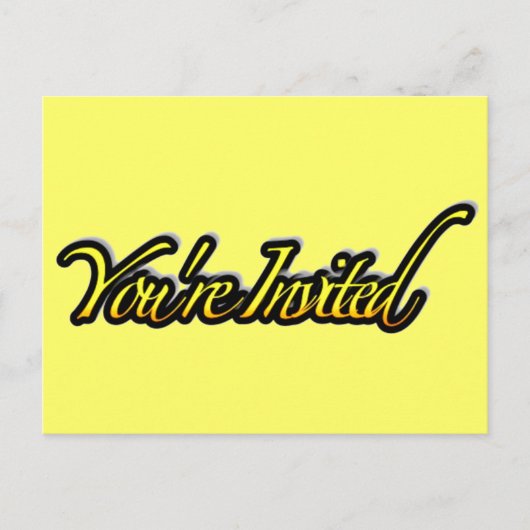 招待状のポストカード インビテーションポストカード (正面)