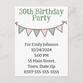 招待状のポストカード インビテーションポストカード