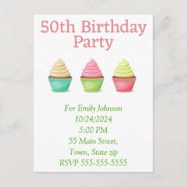 招待状のポストカード インビテーションポストカード