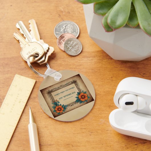 招待状のポストカード キーホルダー (デスク)