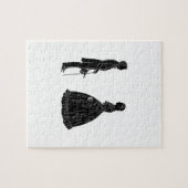 招待状のポストカード ジグソーパズル (横)