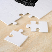 招待状のポストカード ジグソーパズル (側面)