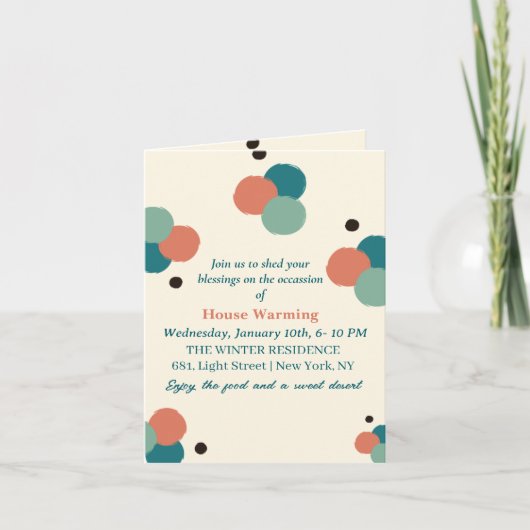 招待状のポストカード 招待状 (正面)