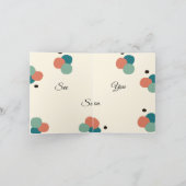 招待状のポストカード 招待状 (内部)