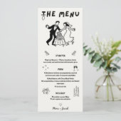 招待状のメニュー - ゲントルマリッジ 招待状 (スタンド正面)