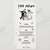 招待状のメニュー - ゲントルマリッジ 招待状 (正面/裏面)