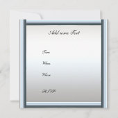 招待状の作成 招待状 (裏面)