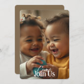 招待状の写真と文字の追加 招待状 (正面/裏面)