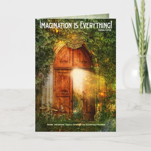 招待状の大きい挨拶を開けて下さい 招待状 (正面)