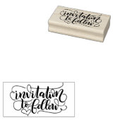 招待状の後を追保存 – 日付の保存 – 書道 ラバースタンプ (押印)