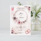 招待状の愛する人を自分の結婚物に 招待状 (スタンド正面)