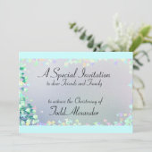 招待状の洗礼の《キリスト教》洗礼式や命名式のテンプレート セーブザデート (スタンド正面)