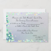 招待状の洗礼の《キリスト教》洗礼式や命名式のテンプレート セーブザデート (裏面)