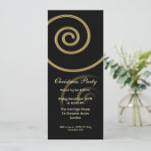 招待状の細身で金ゴールド 招待状 (スタンド正面)