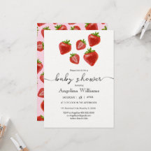 招待状の赤ちゃんシャワー。