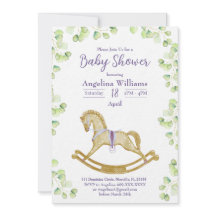 招待状の赤ちゃん魅力的のデザイン。