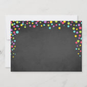 招待状の跳ね上がりの家の跳ね上がりの誕生日を跳んで下さい 招待状 (裏面)