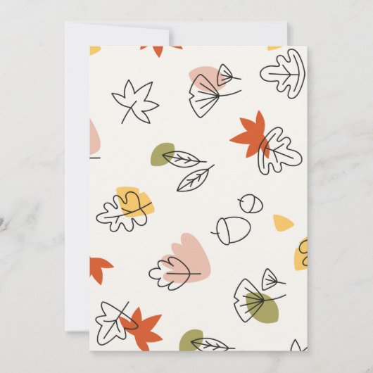 招待状はがき5" x 7" 招待状 (正面)