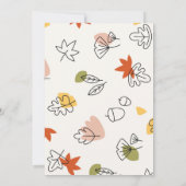 招待状はがき5" x 7" 招待状 (裏面)