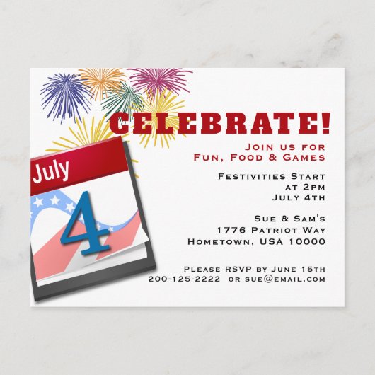 招待状はがき インビテーションポストカード (正面)