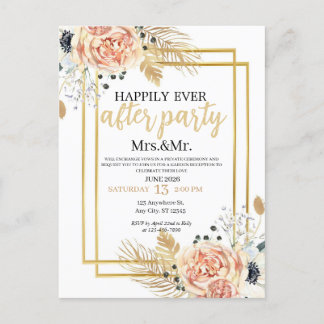 招待状はがき インビテーションポストカード