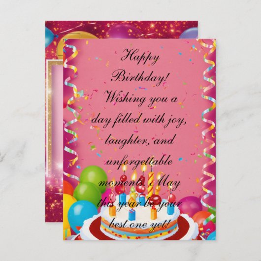 招待状はがき インビテーションポストカード (正面/裏面)