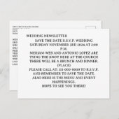 招待状はがき インビテーションポストカード (正面/裏面)