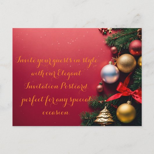 招待状はがき インビテーションポストカード (正面)