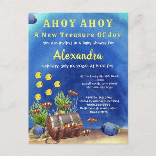 招待状はがき インビテーションポストカード (正面)