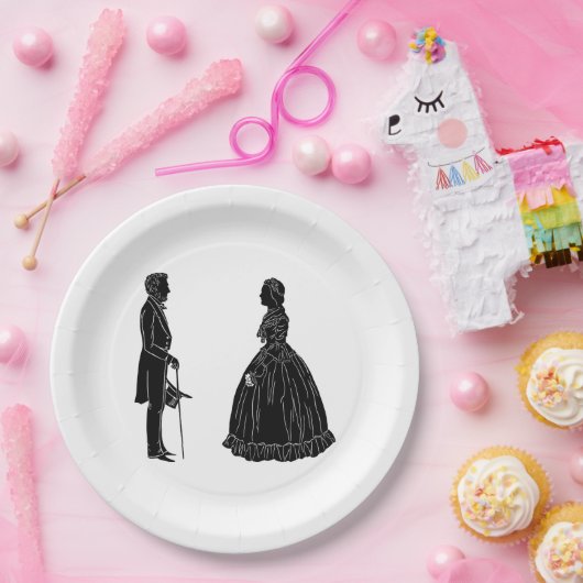 招待状はがき ペーパープレート (パーティー)