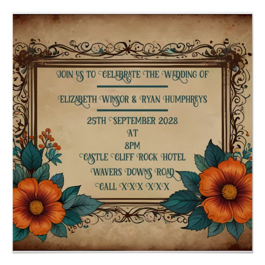 招待状はがき ポスター (正面)