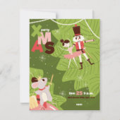 招待状はナッツでクリスマスブランチに 招待状 (正面)