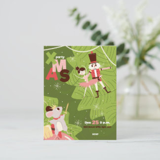 招待状はナッツでクリスマスブランチに 招待状