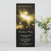 招待状は薄く金ゴールド星 招待状 (スタンド正面)