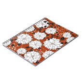 招待状または結婚抽象芸術フローラバ付きのカード ノートブック (左側)