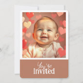 招待状をカスタマイズしましょう 写真とテキストを追加 招待状 (正面)