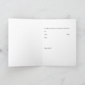 招待状を振りかけるパーティー カード (内部)