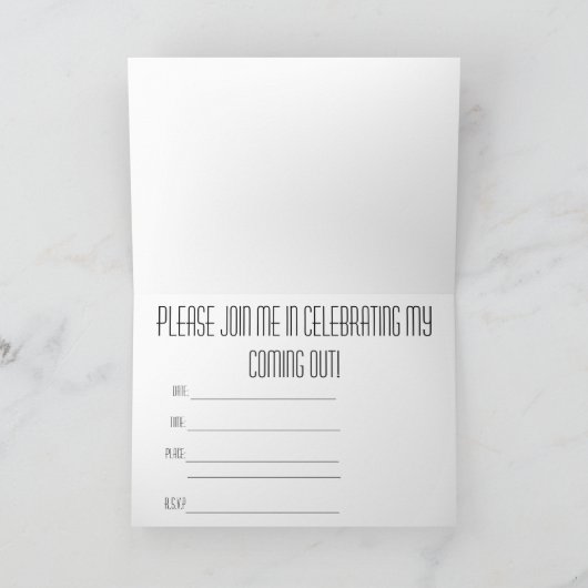 招待状を来ること 招待状 (内部)