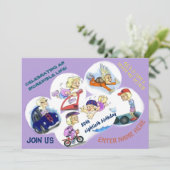 招待状を特別な誕生祝い 招待状 (スタンド正面)