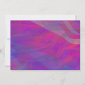 招待状を示している透明な星のユダヤ人のベビー 招待状 (裏面)