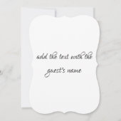 招待状アラボダ 招待状 (裏面)