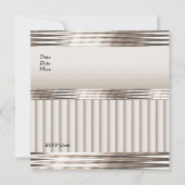 招待状アールデコライトセピア 招待状 (裏面)