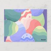 招待状イースターブランチイースターエッグ ポストカード (裏面)